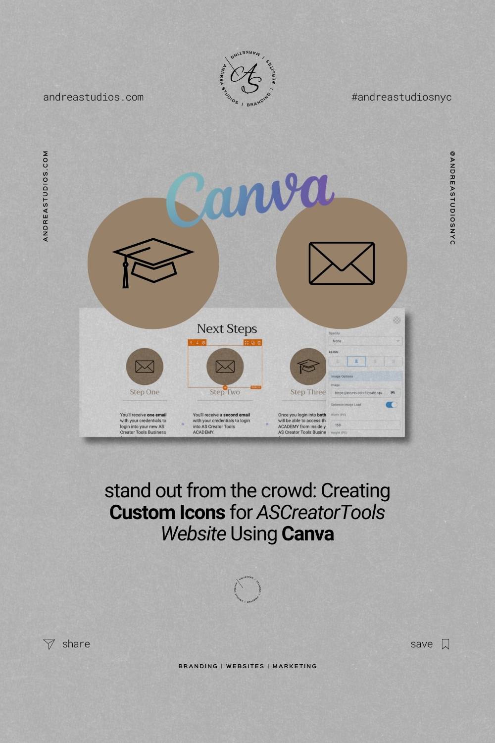 Creating Custom Icons for AS Creator Tools Website Using Canva